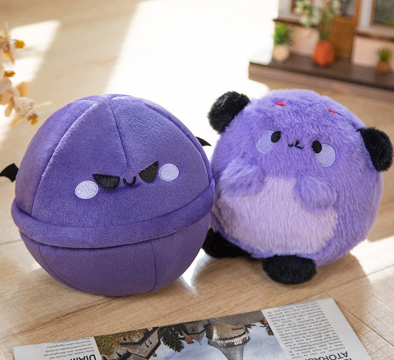 Dog plush with egg, 2 in 1 dog and egg plush