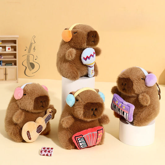 Peluche colgante de Capibara musical