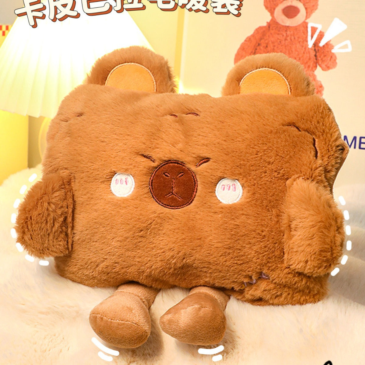 OFERTA Capybara con bolsa de agua caliente