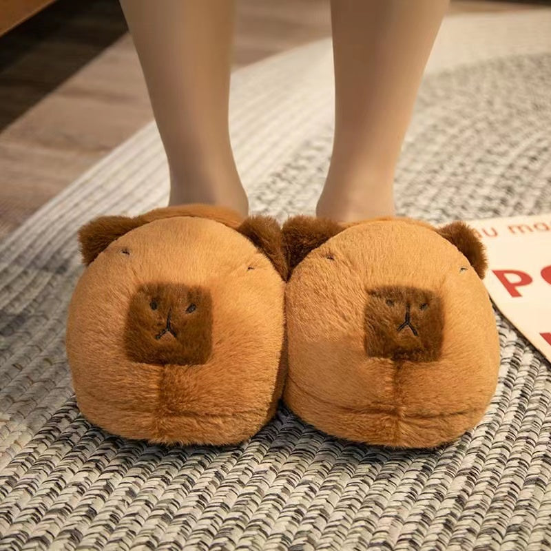 OFERTA Zapatillas peluches, zapatillas capybara, peluches capybara