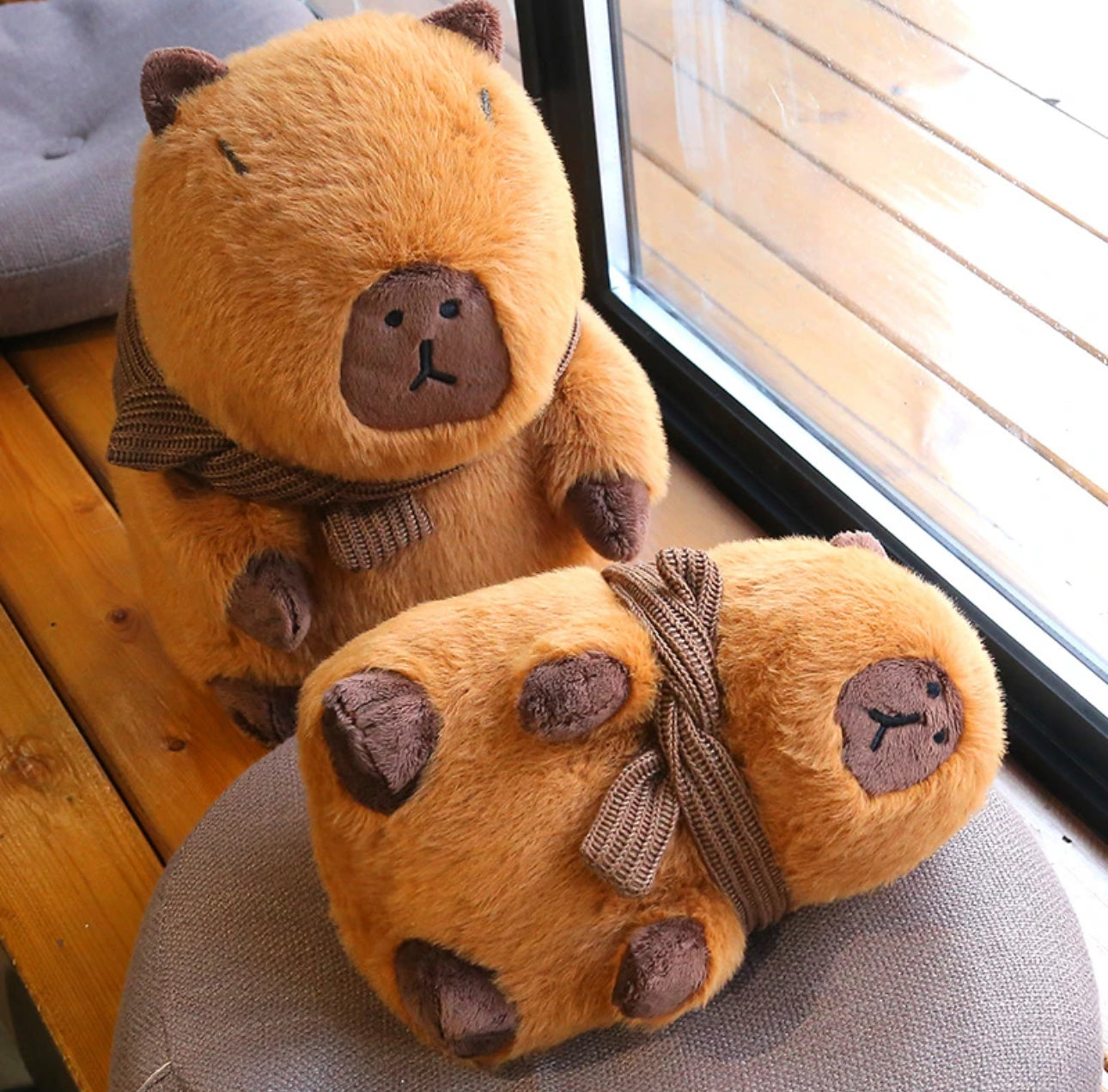 Capybara con bufanda