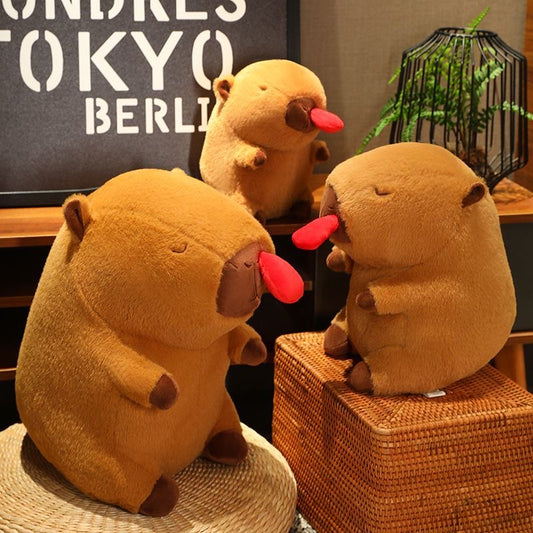 Capybara con hemorragia nasal