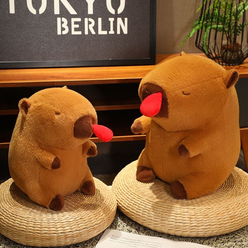 Capybara con hemorragia nasal
