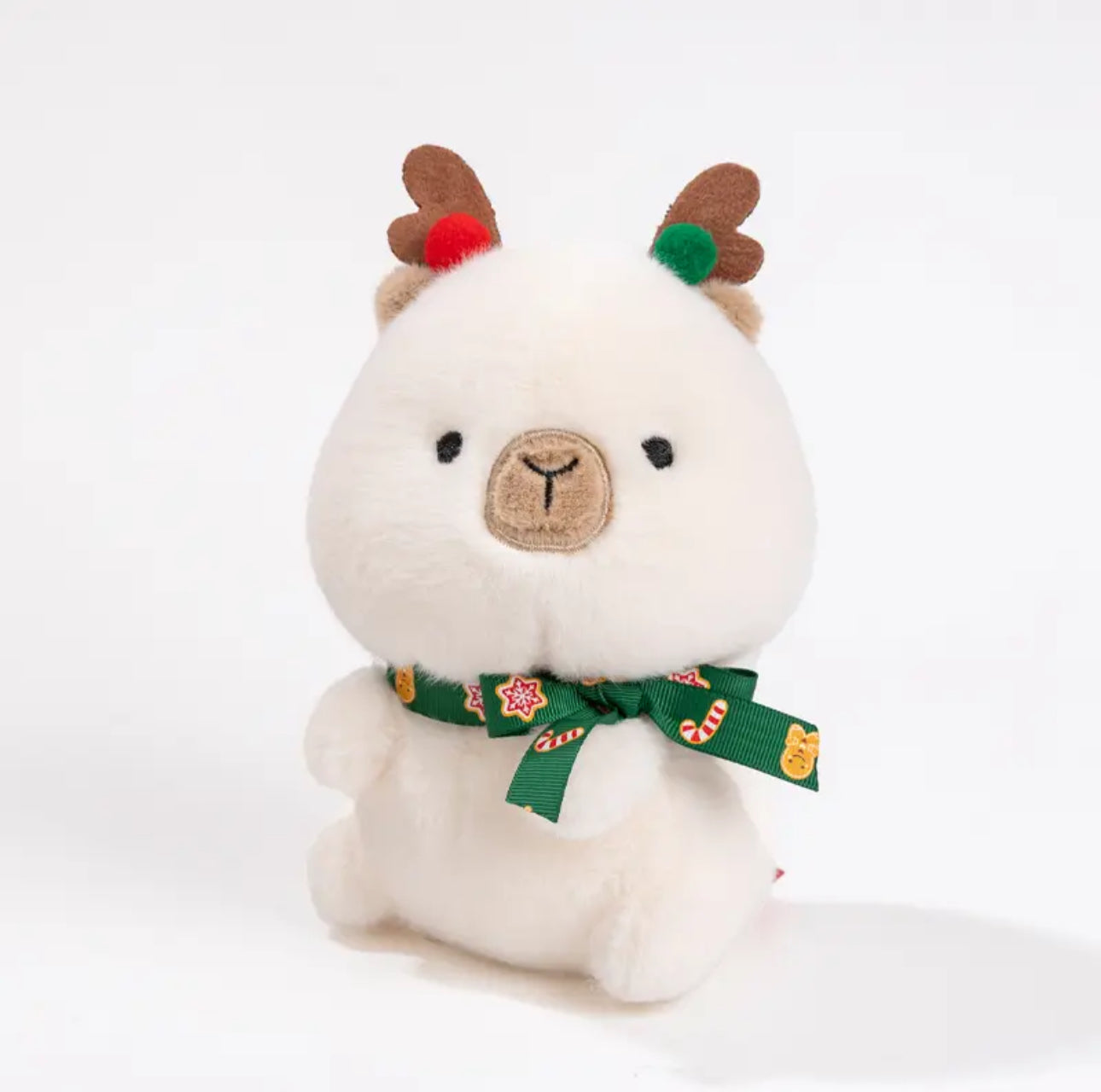 Christmas stuffed animals, Christmas capybara