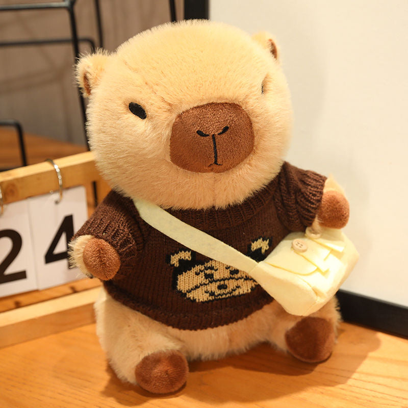 Capybara con ropa