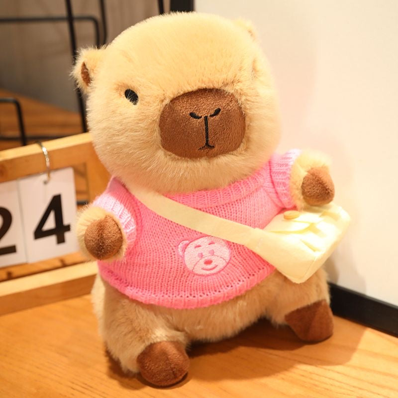Capybara con ropa