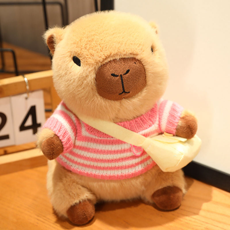 Capybara con ropa