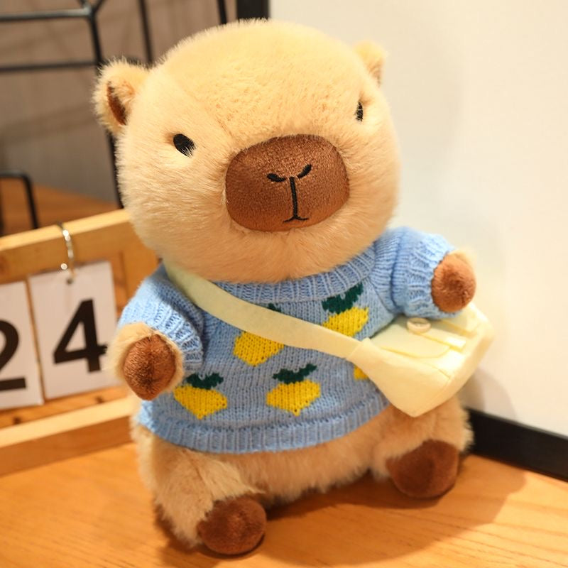Capybara con ropa