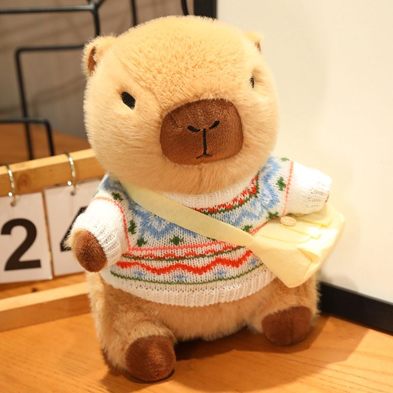 Capybara con ropa