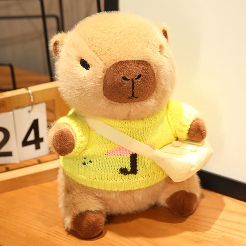 Capybara con ropa