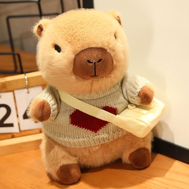 Capybara con ropa