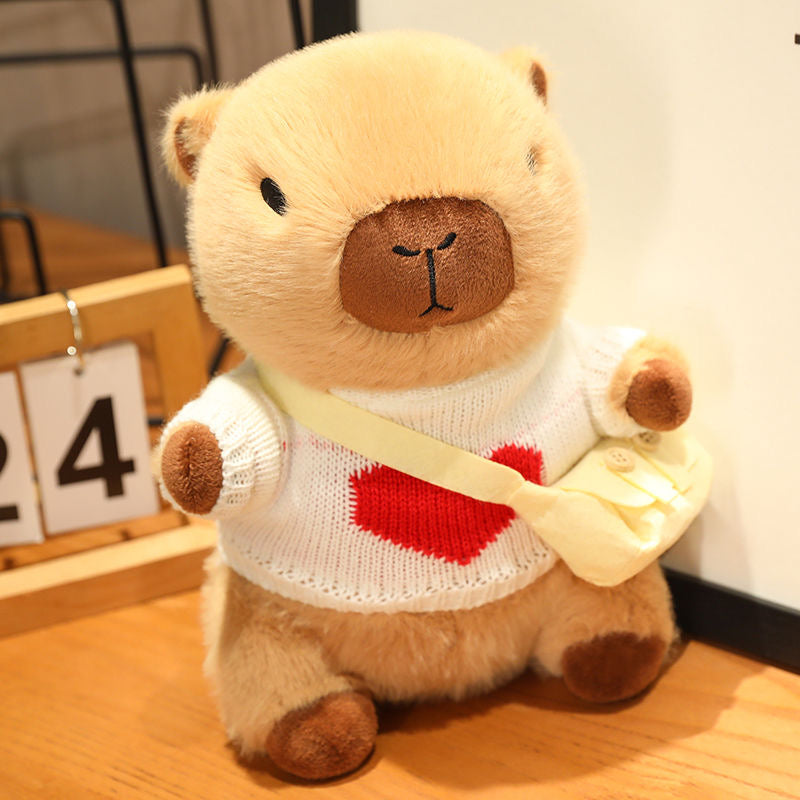 Capybara con ropa