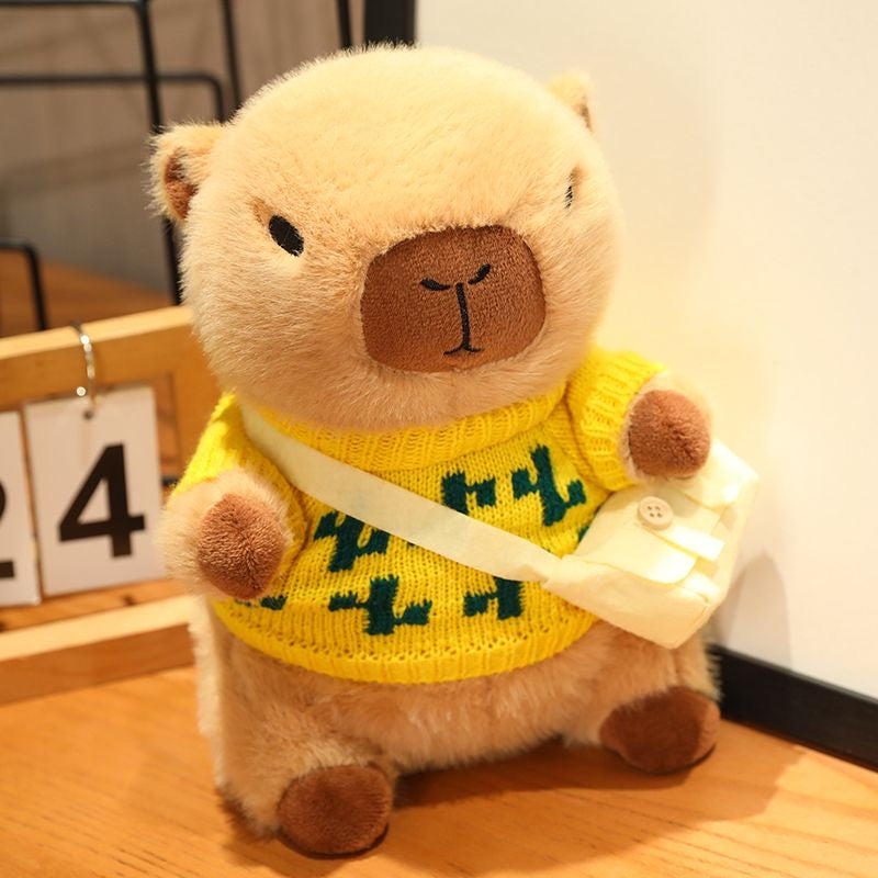 Capybara con ropa