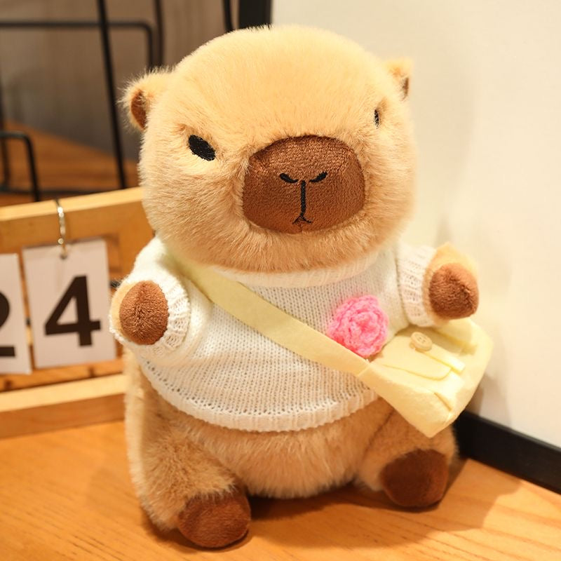 Capybara con ropa