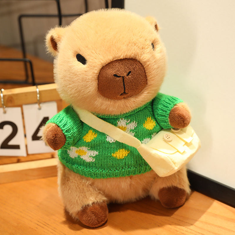 Capybara con ropa