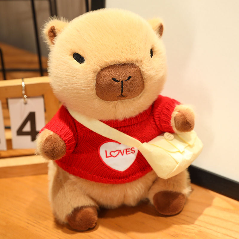 Capybara con ropa