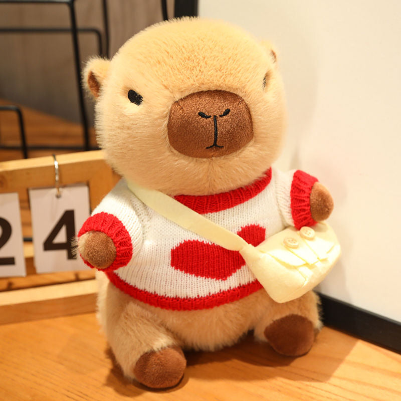 Capybara con ropa
