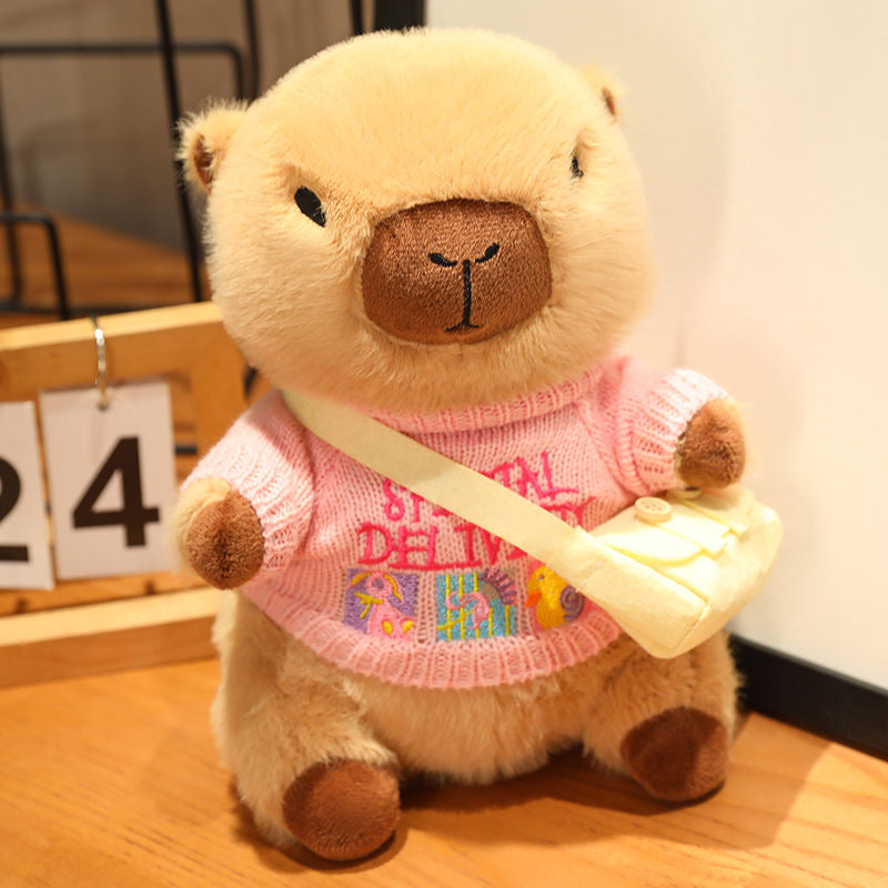 Capybara con ropa
