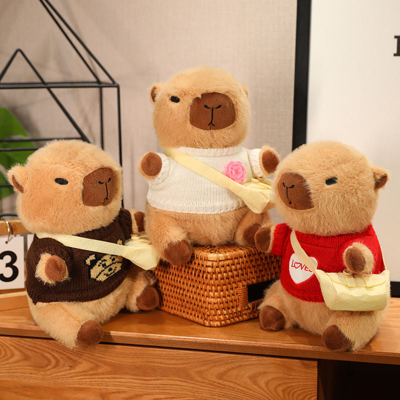 Capybara con ropa