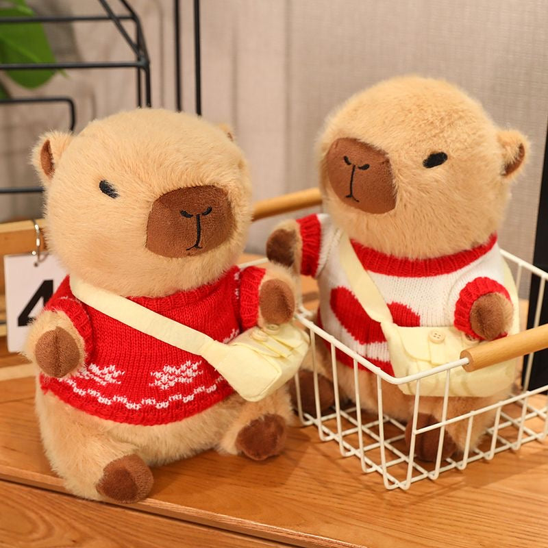 Capybara con ropa