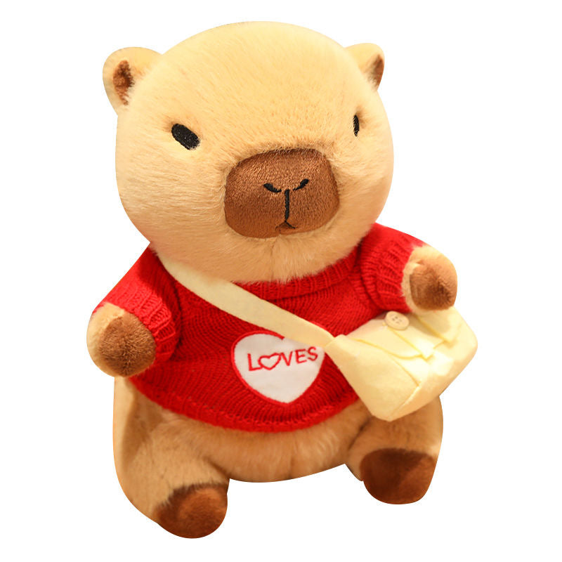 Capybara con ropa