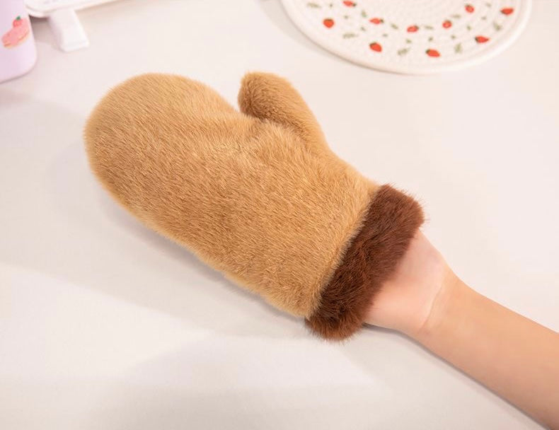 Guantes capybara y pingüino 23cm