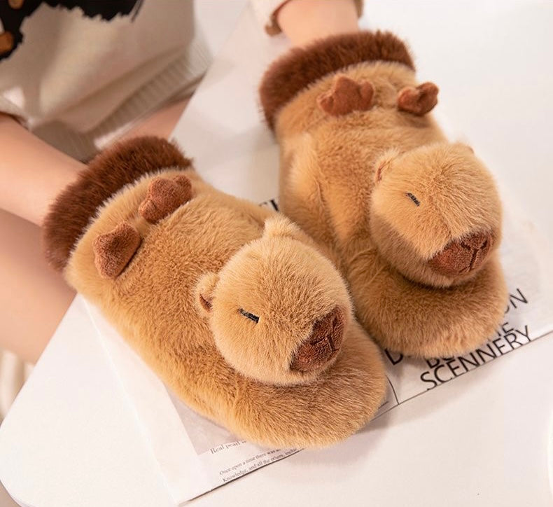 Guantes capybara y pingüino 23cm