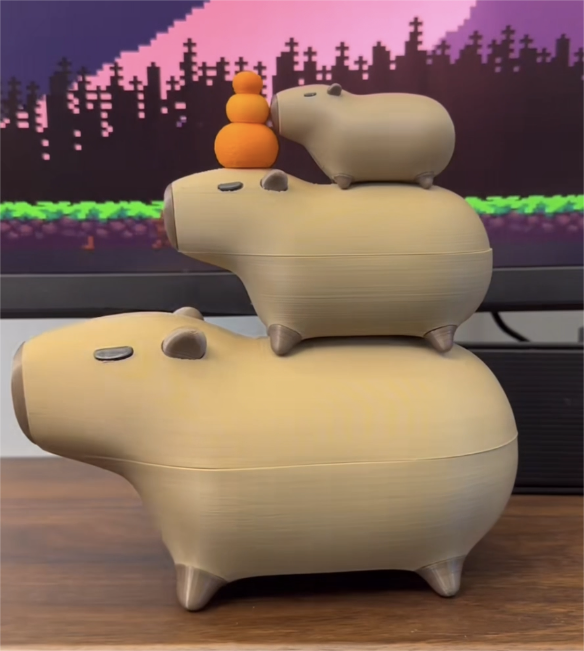 OFERTA Capybara magnética, juguetes figuras 3D