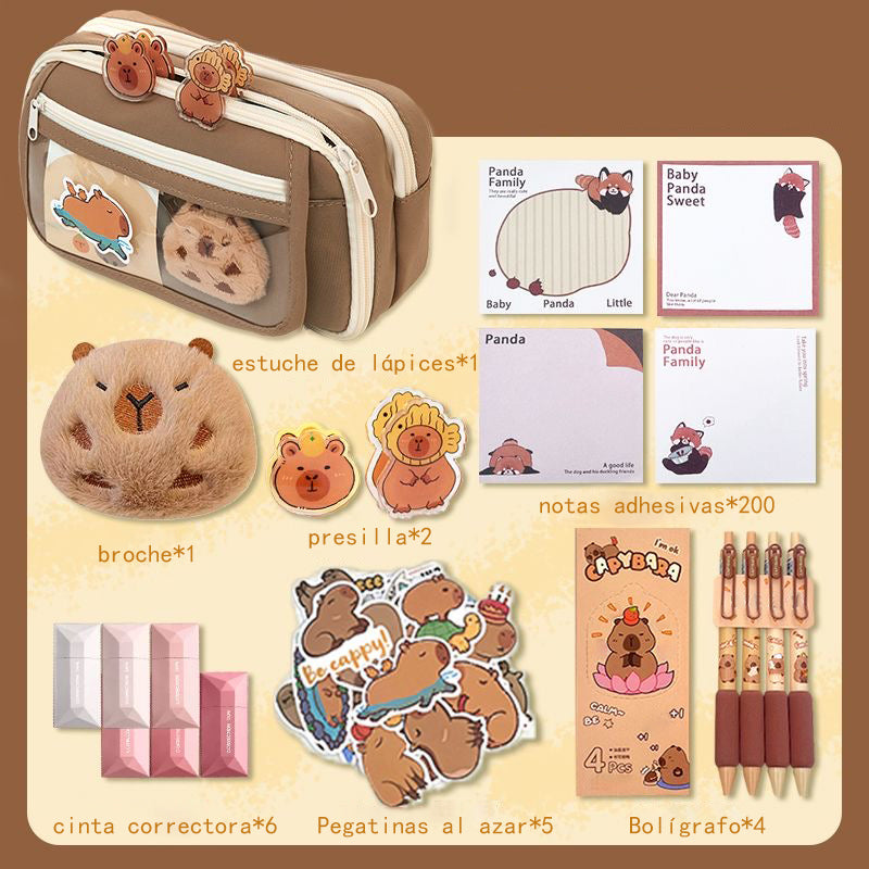 Estuche Escolar Capybara