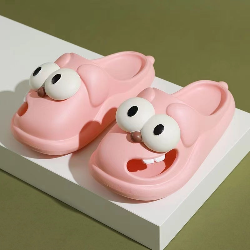 Zapatillas con ojos grandes