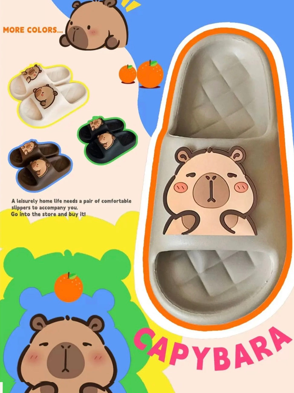 OFERTA Zapatillas de capibara