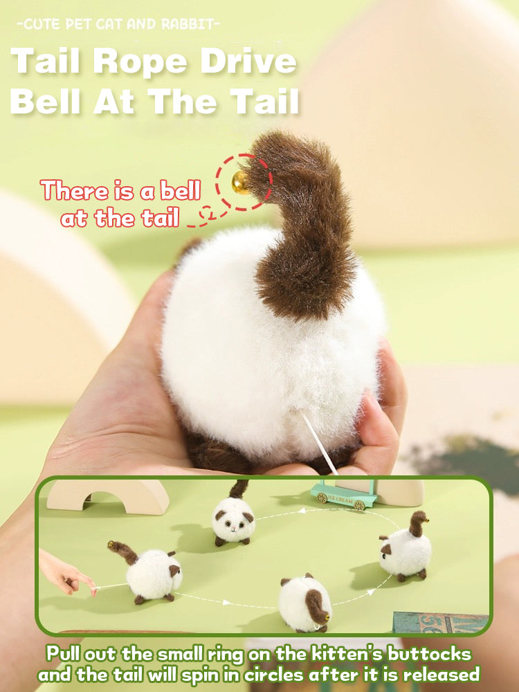 Peluche volador, Peluche de gato con colgante llavero
