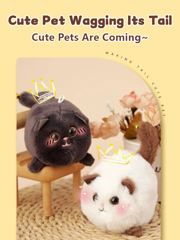Peluche volador, Peluche de gato con colgante llavero