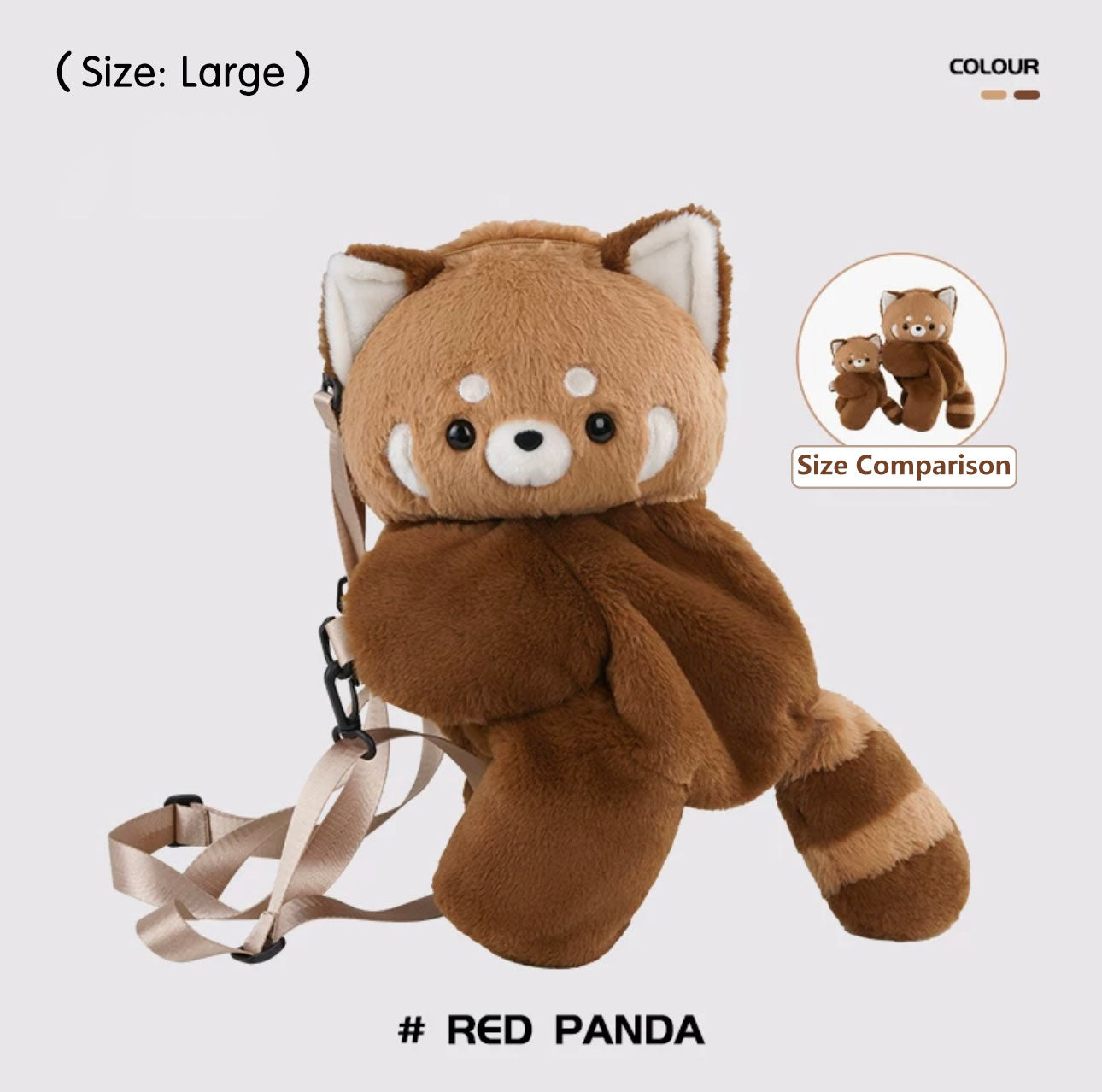Mochila De Peluche Animal Capibara Panda