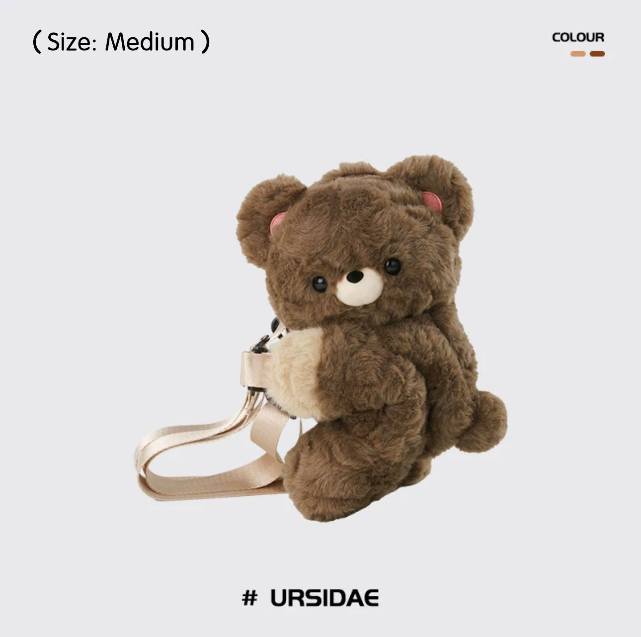 Mochila De Peluche Animal Capibara Panda