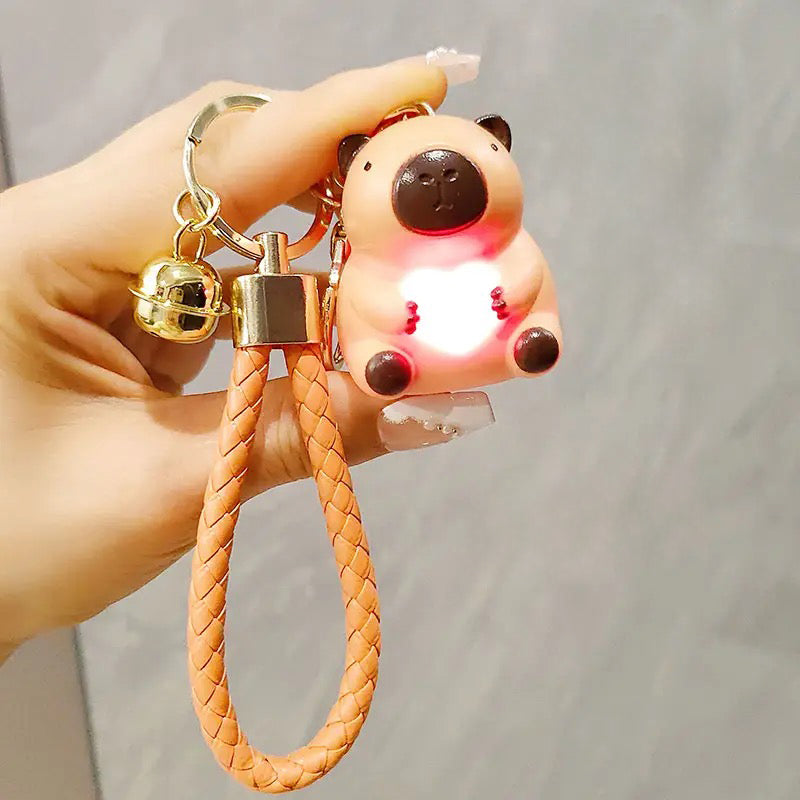 Llavero Capybara luminoso(I LOVE YOU)