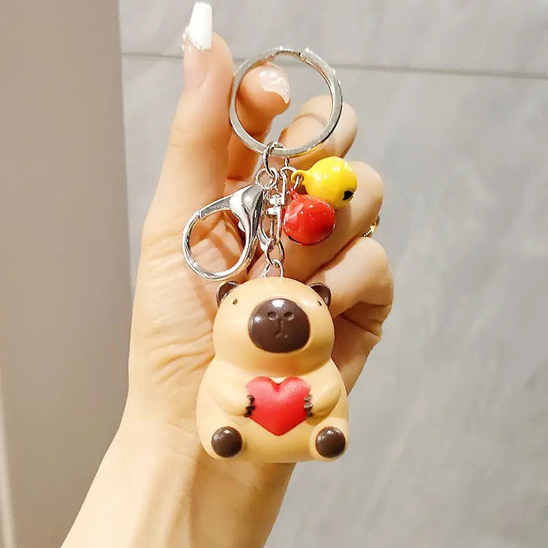 Llavero Capybara luminoso(I LOVE YOU)