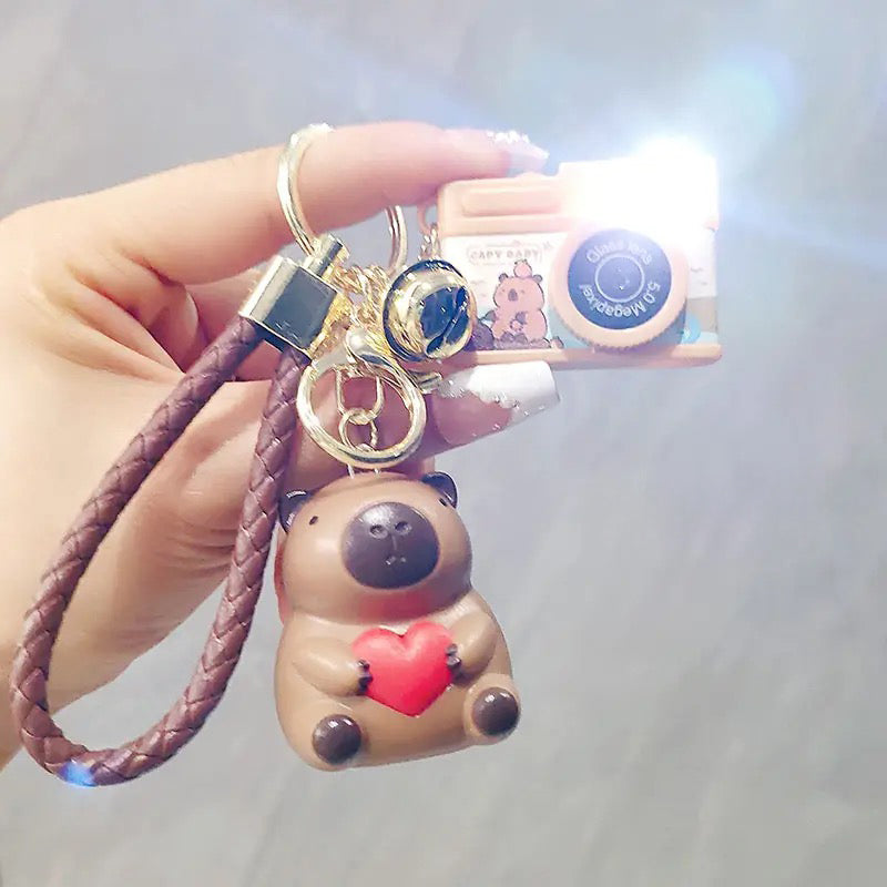 Llavero Capybara luminoso(I LOVE YOU)