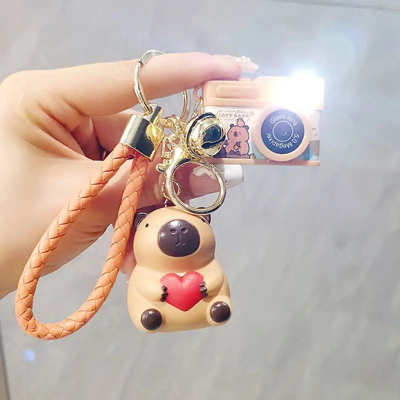 Llavero Capybara luminoso(I LOVE YOU)