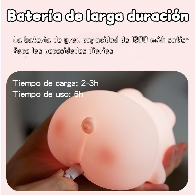 Luz nocturna de cerdito