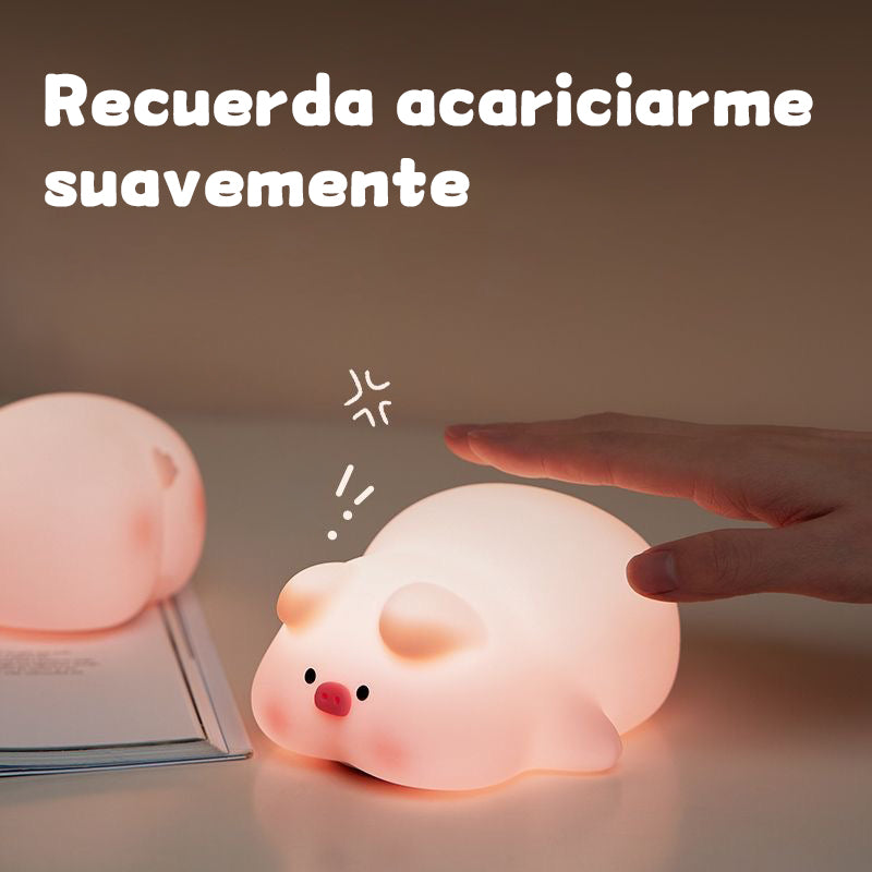 Luz nocturna de cerdito