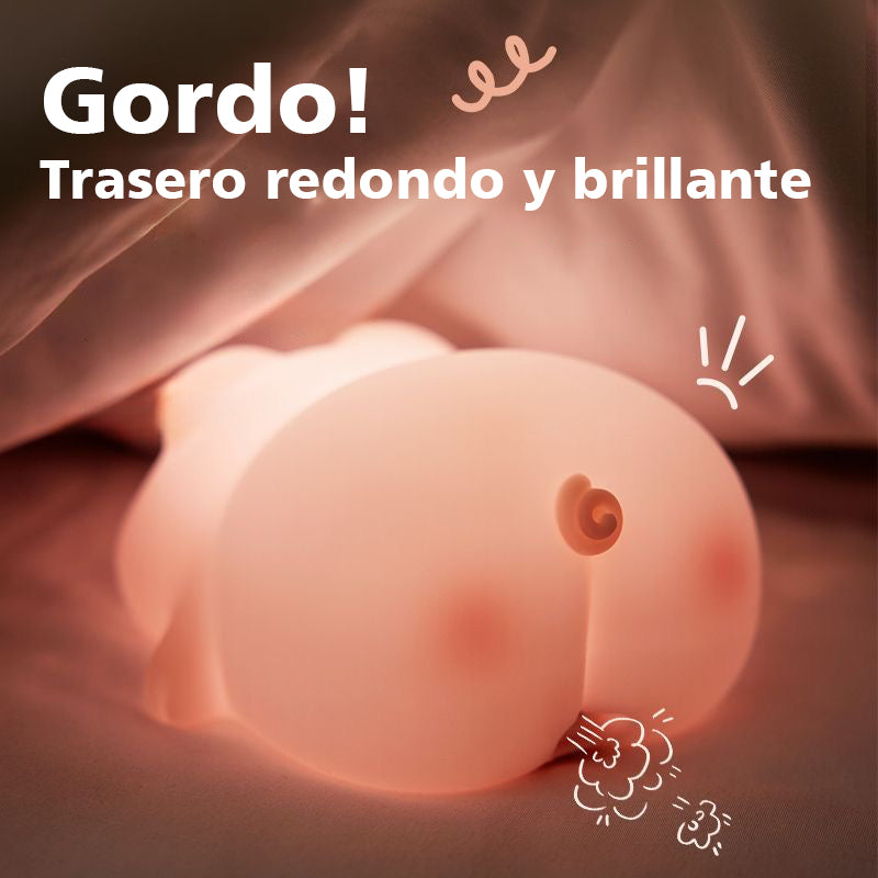 Luz nocturna de cerdito