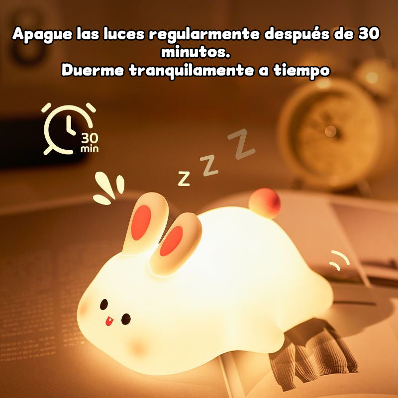 luz de noche de conejo