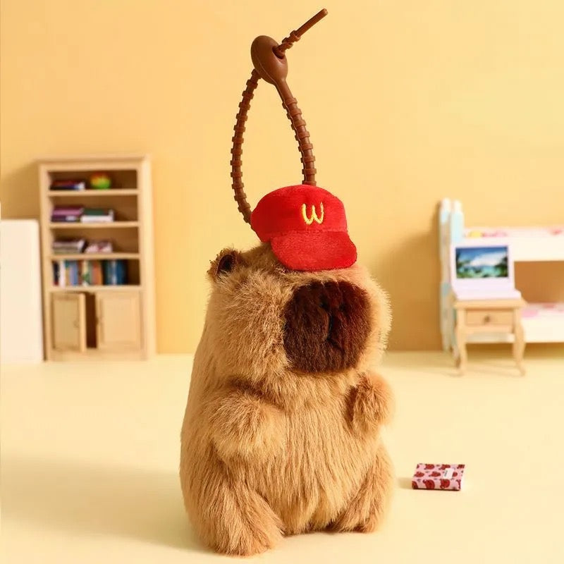 juguete de peluche capibara,llavero