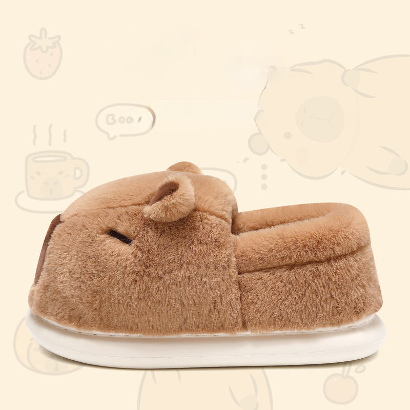 Zapatillas de capibara Engrosado y terciopelo