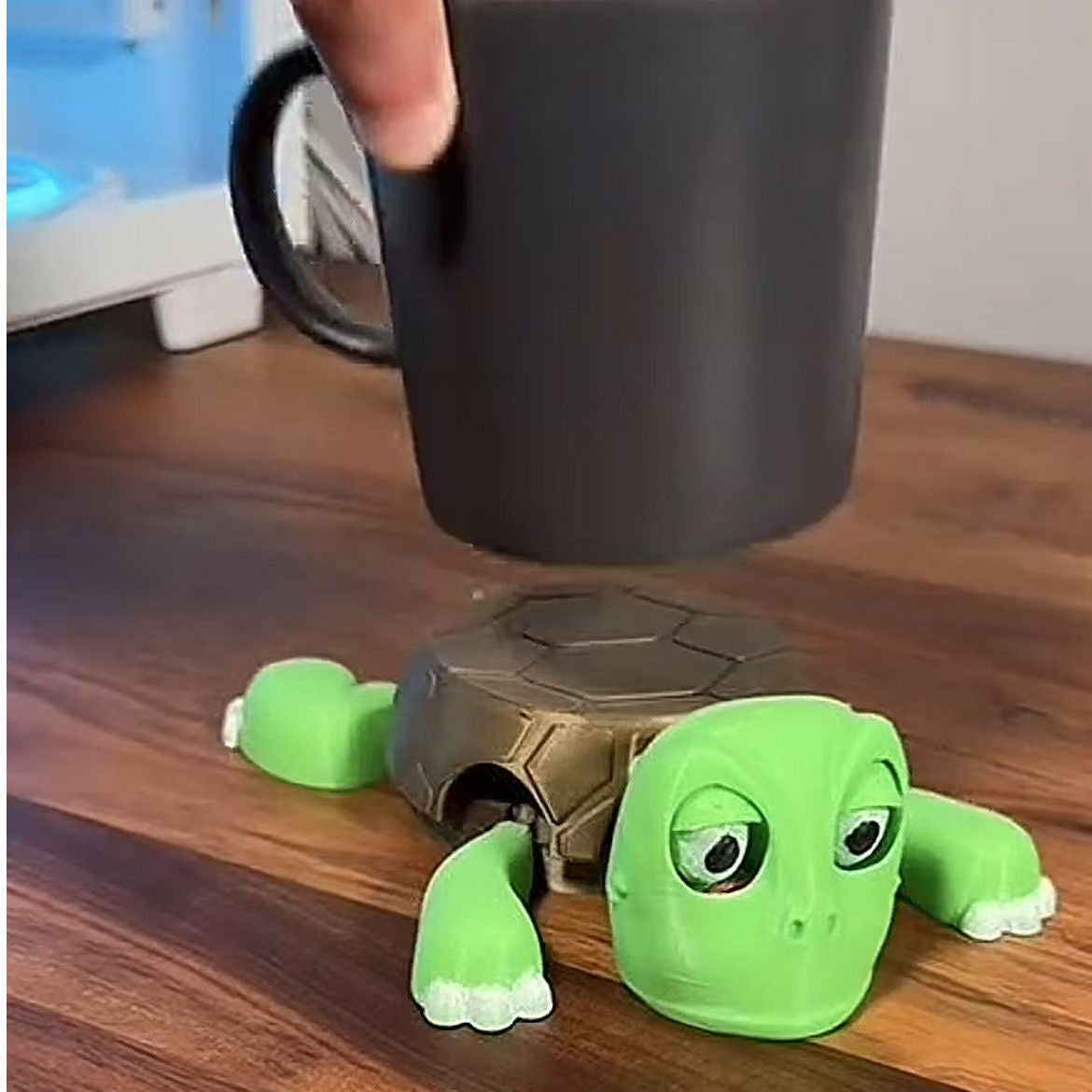 Posavasos de tortuga 3D Figura