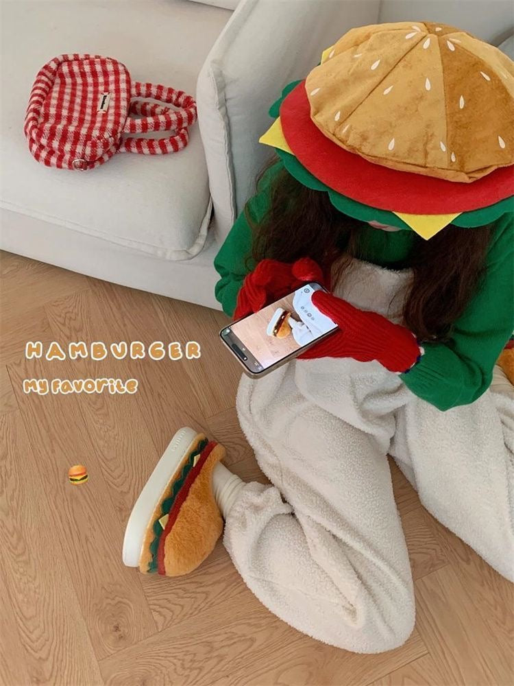 Zapatillas de hamburguesa