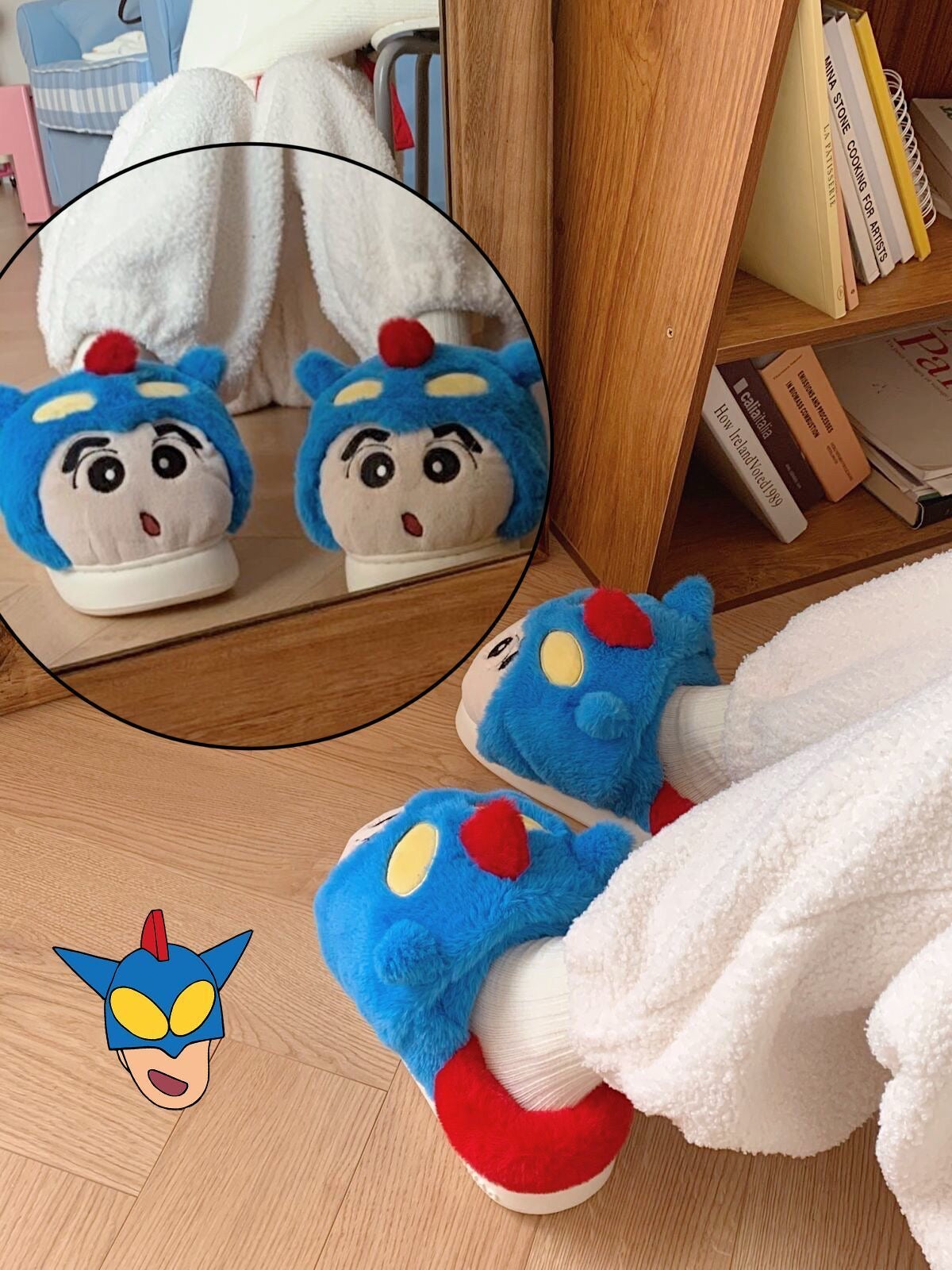Zapatillas de crayón Shin-chan