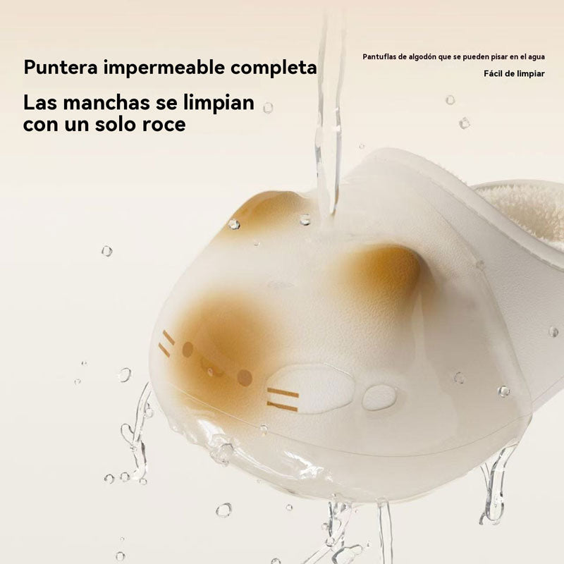 Pantuflas de gato, zapatillas pata de gatito