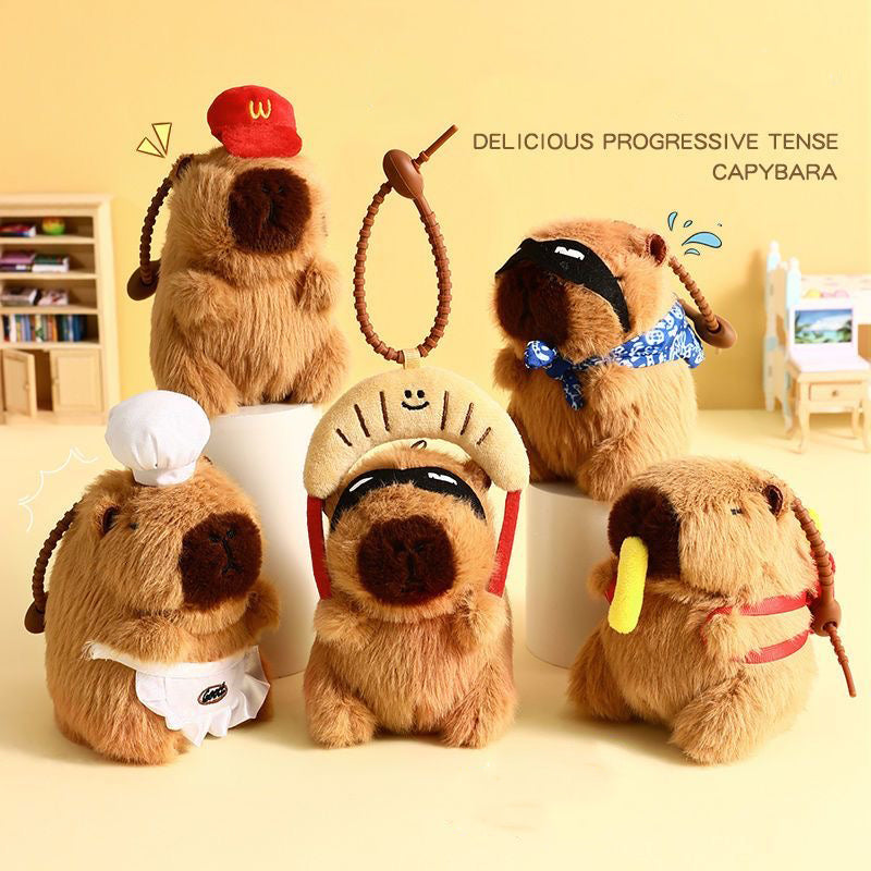 juguete de peluche capibara,llavero